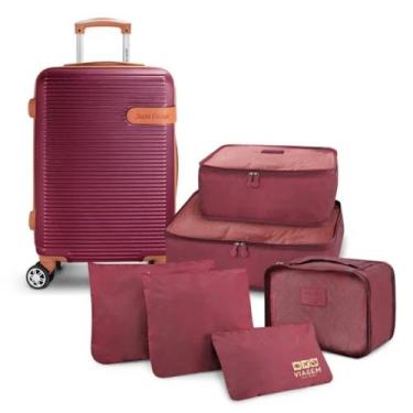 Imagem de Mala de Viagem Bordo Pequena Mão Rígida ABS 10 KG Aprovada Cabine Rodi