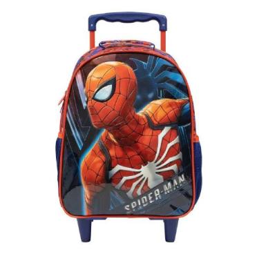 Imagem de Mochila Escolar De Rodinha Homem Aranha - Xeryus