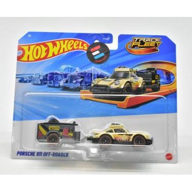 Imagem de Hot wheels caminhão - track fleet -  porsche 911 off-roader - Hot Whee