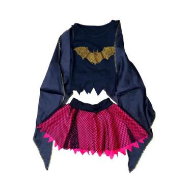 Imagem de Fantasia Infantil Menina Morcego Festa Halloween - Belos e Belas, Meni