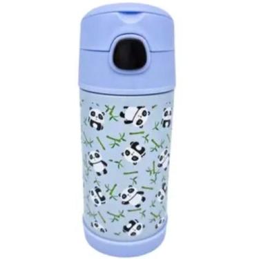 Imagem de Garrafa Click c/ Canudo 300ml Panda - Zona Criativa