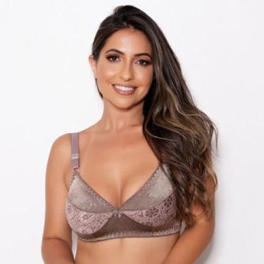 Imagem de Sutiã Reforçado Cor:CastanhoTamanho:46 - Saulo Lingerie, Castanho, 46