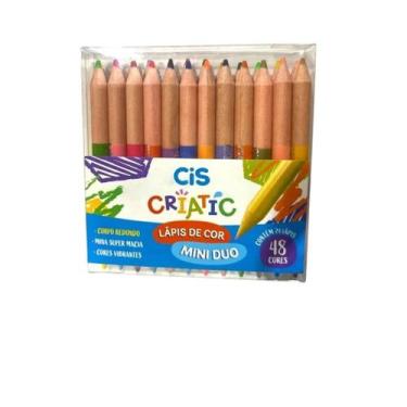 Imagem de Lapis de Cor Cis Criatic Mini Duo 48 Cores