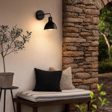 Imagem de Arandela de Parede Rosa com Cúpula Fixa e Design Minimalista - lumim, 