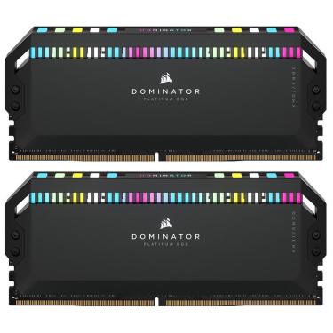 Imagem de Memória RAM Corsair Dominator Platinum DDR5 32GB 5200MHz RGB CAS 40 XMP 3.0 Preto