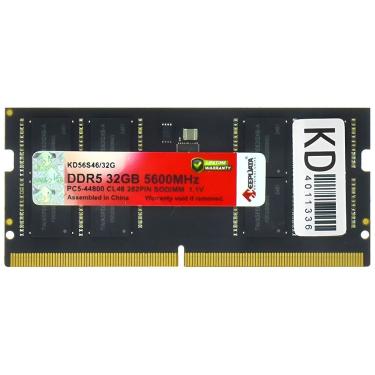 Imagem de Memória RAM para Notebook Keepdata DDR5 32GB 5600MHz KD56S46-32G Alta Performance