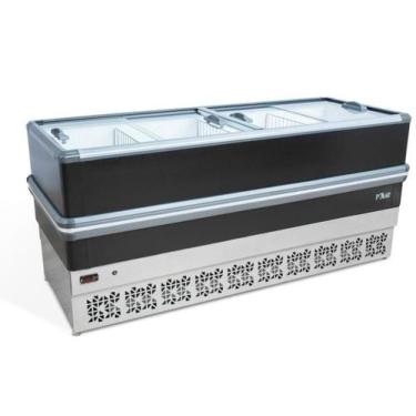 Imagem de Ilha de Congelados Polar Dupla Ação Vidro Reto 2M LIGHT EICL 220V - Po