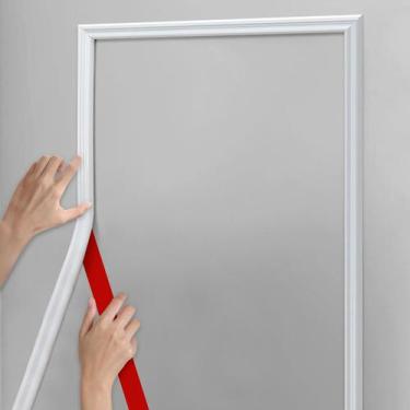Imagem de Moldura de Rodapé de Cadeira Hungbak 305 cm x 2,3 cm para Descascar e 