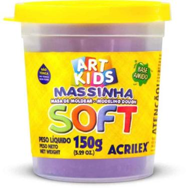 Imagem de Massa para Modelar SOFT 150G Violeta À Base de Amido - Acrilex