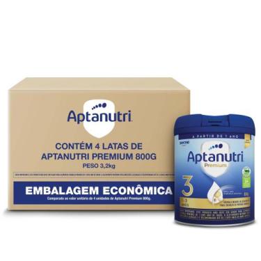Imagem de Fórmula Infantil Aptanutri Premium 3 Pack com 4 unidades de 800g, 4, 3