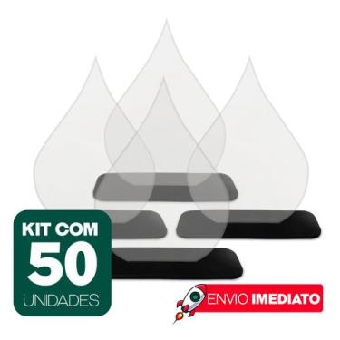 Imagem de Kit Troféus Acrílico 2mm Gota Personalização Premiações e Eventos Espo