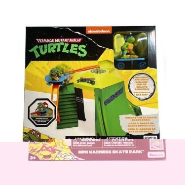 Imagem de Playset Mini 7412 com Rampa e Escada para Figuras de Tartarugas Ninja Verde Candide