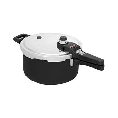Imagem de Panela De Pressão Eterna 22 Cm 4,5 L Em Antiaderente Preta Nigro