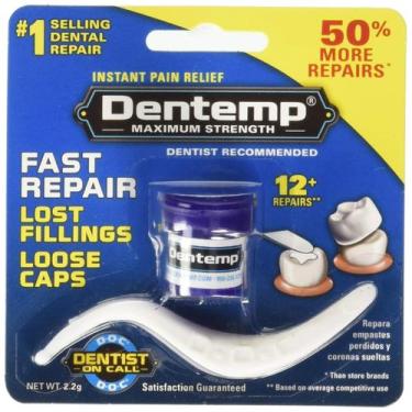 Imagem de Dentemp Reparação Dental 2,2 g (pacote com 5 unidades)