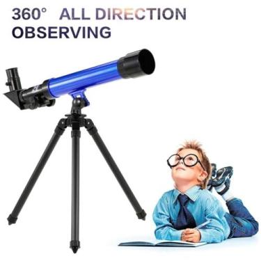 Imagem de Telescópio Infantil 3 Lentes 20X, 30X e 40X Tripé Luneta - Yeet
