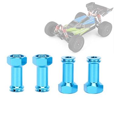 Imagem de so Adaptador de extensão de cubo hexagonal de roda de 24 mm, adaptador de cubo de transmissão sextavado para carro Wltoys 1/14 144001 RC (S1266B-Blue) Modelos de acessórios para