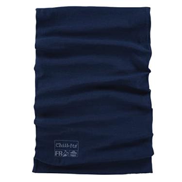 Imagem de Ergodyne Chill-Its 6486 Faixa de cabeça resistente ao fogo, acessório multifuncional para cabeça, absorção de umidade, azul-marinho, 25 x 20 x 1,2 cm