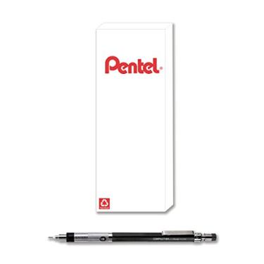 Imagem de Pentel Lapiseira Graphlet, 0,5 mm, tampa preta, caixa com 12 (PG505AD)