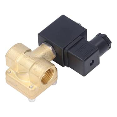 Imagem de Válvula Solenóide Elétrica 2 Vias 2 Posições Válvula de Ar de Alta Pressão com Rosca Fêmea para Equipamento Pneumático