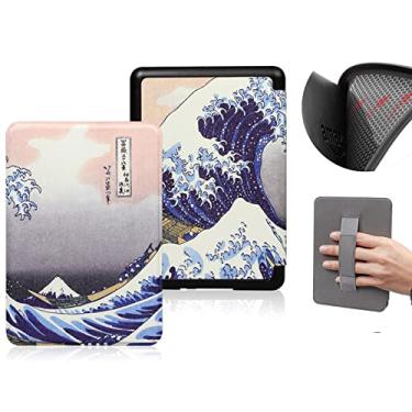 Imagem de Capa TPU de 15 polegadas para Kindle Basic com Auto Wake/Sleep e Alça de Mão - (Serve apenas para 10ª Geração 2019, Modelo J9G29R) Capa à prova d'água durável