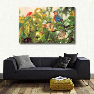 Imagem de Quadro decorativo Artístico - Pássaros - Tela em Tecido 1