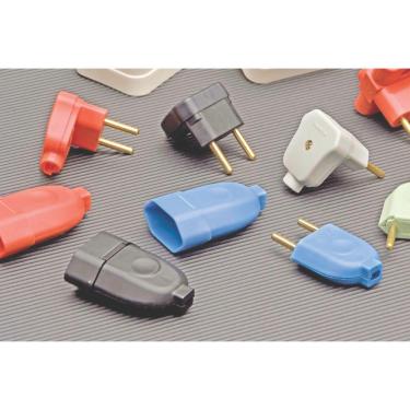 Imagem de Plugue Fêmea 2P 250 V 10 A Tramontina Cinza Tramontina