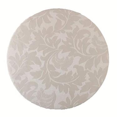 Imagem de 20 Capa Sousplat Supla Tecido Jacquard Palha 35cm Diâmetro