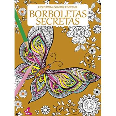 Imagem de Livro para Colorir Especial Borboletas Secretas 02