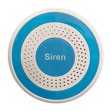Imagem de OSI Alarm Wireless Indoor Alarm Strobe Siren Acessório para o kit de alarme Wi-Fi da OSI DIY, Sirene Wi-Fi sem fio, se conecta à saída elétrica, bateria de lítio de backup