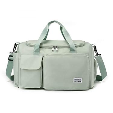 Imagem de NUTOT bolsa academia feminina,bolsa de ombro feminina,bolsa para viagem,mala de mão,bolsa transversal à prova d'água,bolsa para laptop trabalhar, (verde)