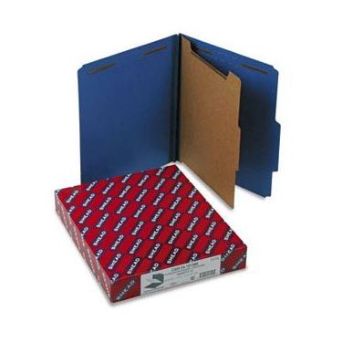 Imagem de Smead Pastas de Classifica o de Tabuleiro Colorido de Quatro Se es com Um Dobrador Separador, Classe, TPTAB, LTR, DBE (Pacote com 2)