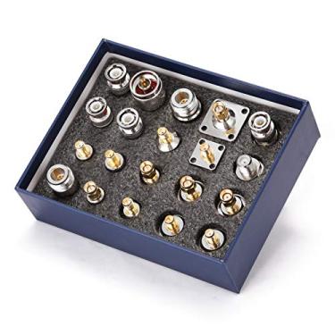 Imagem de Tingpai RFN01 Conjunto de fer mentas de teste de RF 20 em 1 Utilitário multifuncional Adaptador SMA-J SMA-K Múltiplo N tipo pa SMA BNC pa SMA TNC pa combinação de conectores SMA RF