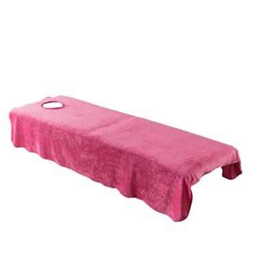 Imagem de Bothyi Lençol de mesa de sofá de massagem macia capa de cama cosmética de veludo para 31 x 75 polegadas, 41 x 75 polegadas, Russet - 80 x 190 cm