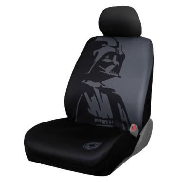 Imagem de Plasticolor 006922R01 Star Wars Darth Vader Capa de assento de carro com ajuste universal para caminhão, SUV