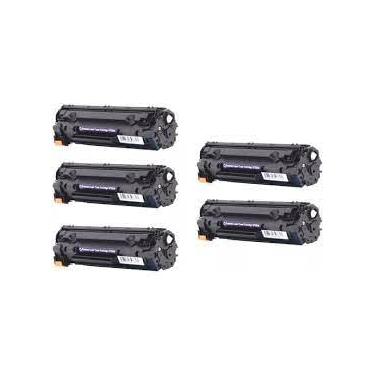 Imagem de Kit 5 Toner Compatível Cf283a 83a | LaserJet M127FN, M127FW, M201, M201DW, M225DW, M226, M202, M125A, M125NW