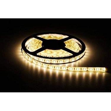 Imagem de Fita Super Led 5mt 3528 Branco Quente 24w 12v 300 Leds + Fonte