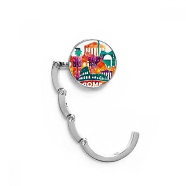 Imagem de Gancho de mesa com fecho decorativo de extensão dobrável da Alfândega de Roma da Itália