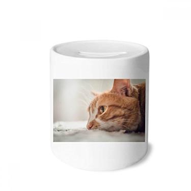 Imagem de DIYthinker Animal Puro Gato Fotografia Imagem Caixa Dinheiro Caixa de Cerâmica Porta-Moedas Presente