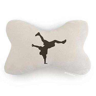 Imagem de DIYthinker Almofada de apoio de cabeça para decoração de pescoço com acabamento de carro