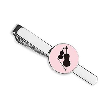 Imagem de Clipe de gravata para violino com instrumento clássico de música