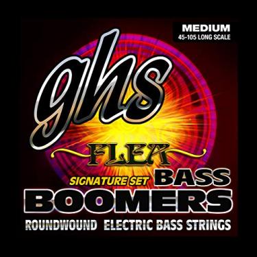 Imagem de GHS Strings Conjunto de assinatura BASS BOOMERS M3045F FLEA (CONJUNTO M3045F), Médio, 45-105
