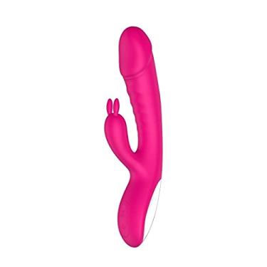 Imagem de Vibrador Silicone 7 Velocidades Brinquedo Erótico Massageador do Ponto G e Clitóris Aquecimento Inteligente Zatla Shop (Rosa)