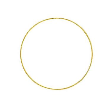 Imagem de Anéis de argola de arame de metal dourado Craft County – Diâmetros de 2, 3, 4, 5, 6 polegadas – Disponível em um único, 5, 10 pacotes – para artesanato, decoração, macramê, 5 Inch, 5 Pack, 1