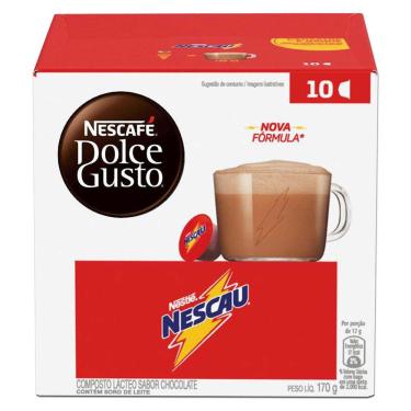 Imagem de Kit 20 Cápsulas Nescafé Dolce Gusto Nescau Nestlé