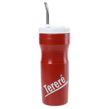 Imagem de Cuia Térmica Tereré com Tampa e Bomba Rodeo West Vermelha 23720