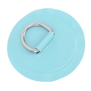 Imagem de Remendo de Anel Em D 4 Peças, Remendo de PVC de Anel Em D Leve e Redondo para Prancha de Surfe de Barco Inflável Stand Up Paddleboard (Menta verde)