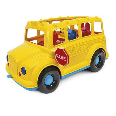 Imagem de Brinquedo Ônibus Didático Divertido - Poliplac 6174