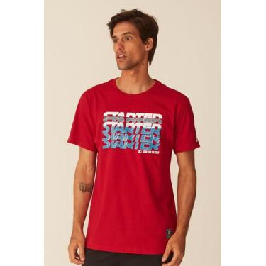 Imagem de Camiseta Starter Estampada Vermelha