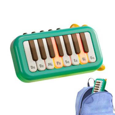 Imagem de Teclado infantil,Teclado de piano pequeno - Teclado de música eletrônica de bolso - Piano eletrônico do dedo do bolso do teclado da música, brinquedos do instrumento musical do piano do teclado Fpgear