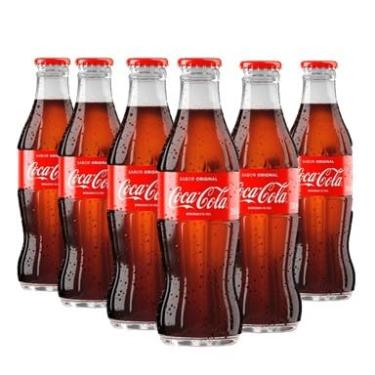 Imagem de Pack de Coca Cola Original Vidro 250ml 12 unidades